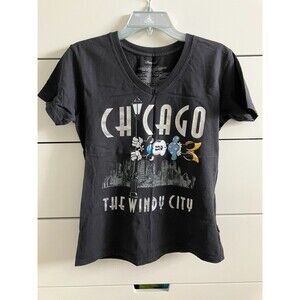 Disney Store Chicago The Windy City Minnie Mouse Skyline T-Shirt Size Medium
